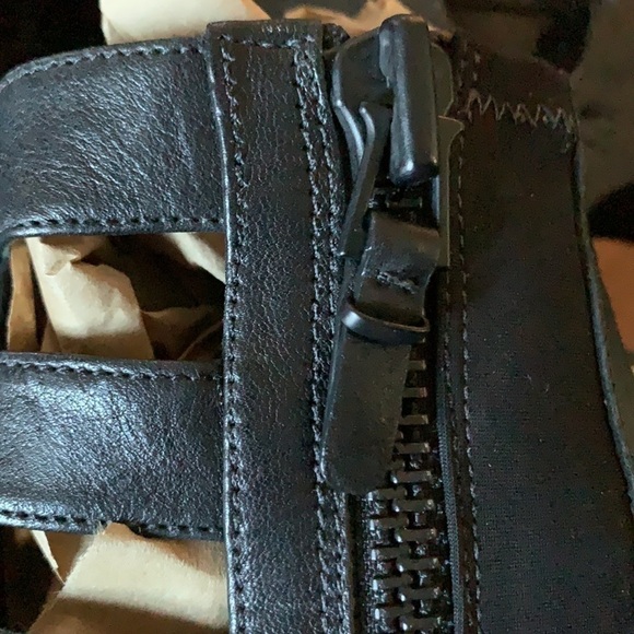 Via SPIGA Nya Black Leather Caged Bootie - Picture 9 of 16